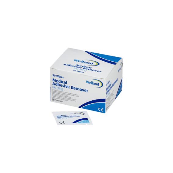 Medical Adhesive Remover Wipes - Welland Medical