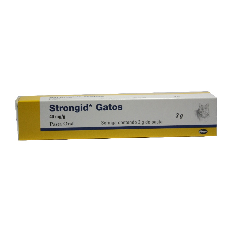 Strongid Gatos Pasta Oral Seringa 40 Mg/G 3 G | a farmácia online